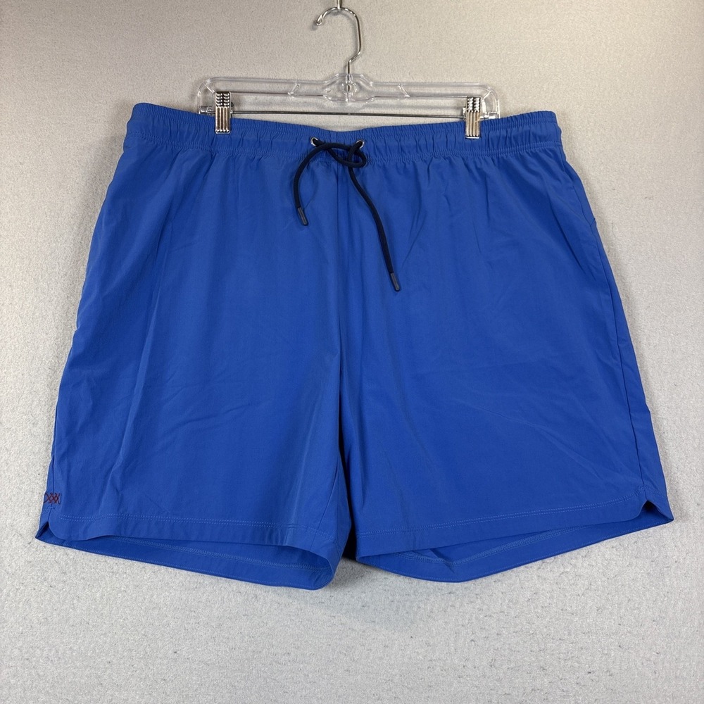 Rhone Swim Trunks Men Size XXL Blue Drawstrings Lined Summer Beach NWT